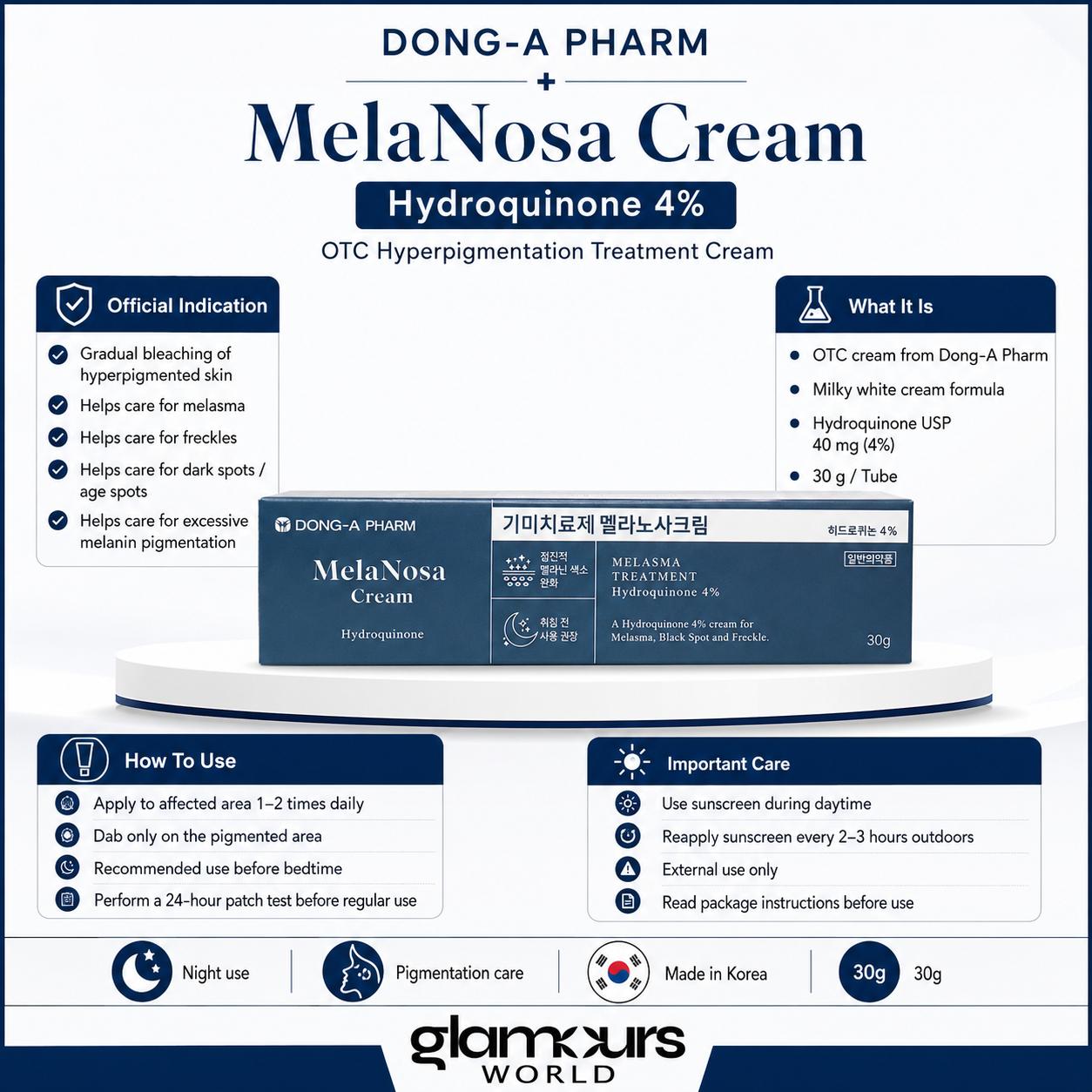 Dong A Pharm MelaNosa Cream 30g